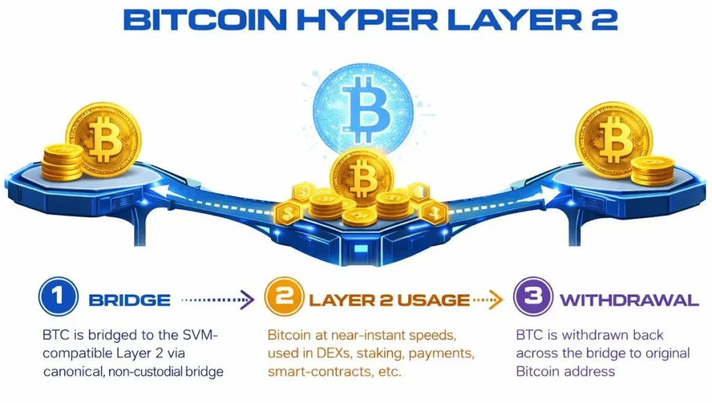 Bitcoin Hyper (HYPER) Costruisce un Layer di Pagamenti BTC con SVM, Raccoglie $32,9M nel Presale