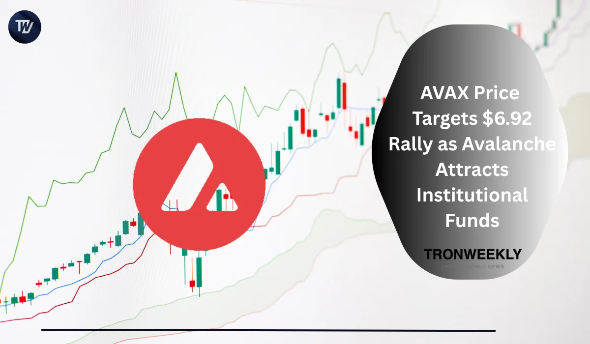 AVAX apunta a $6.92 mientras Avalanche atrae fondos institucionales con un producto de renta fija tokenizado