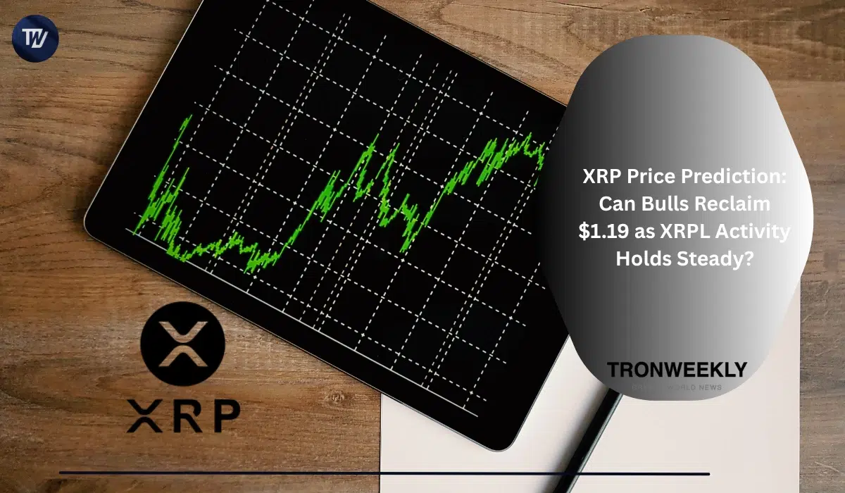 Le prix du XRP se maintient à un support clé alors que les traders visent la cassure vers 1,19 $