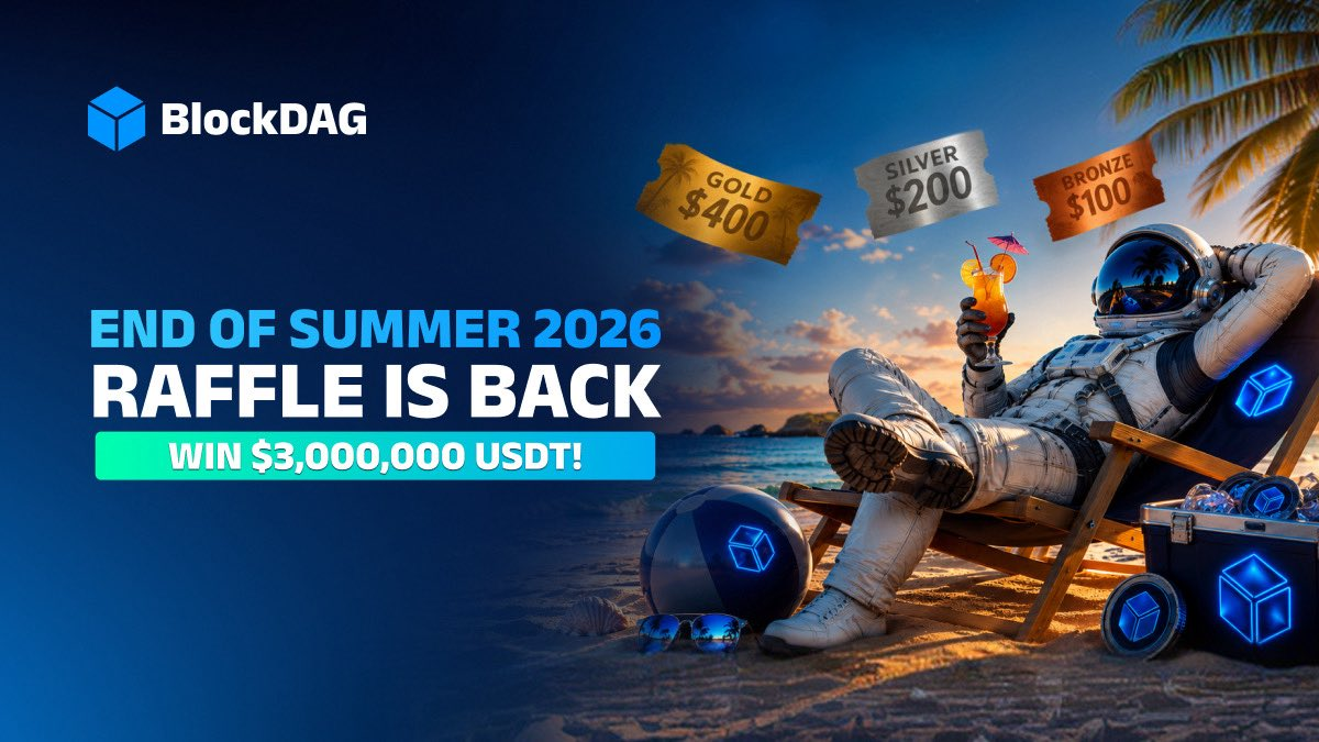 BlockDAG Rolls Out Raffle as HBAR and Solana Test Key August Levels