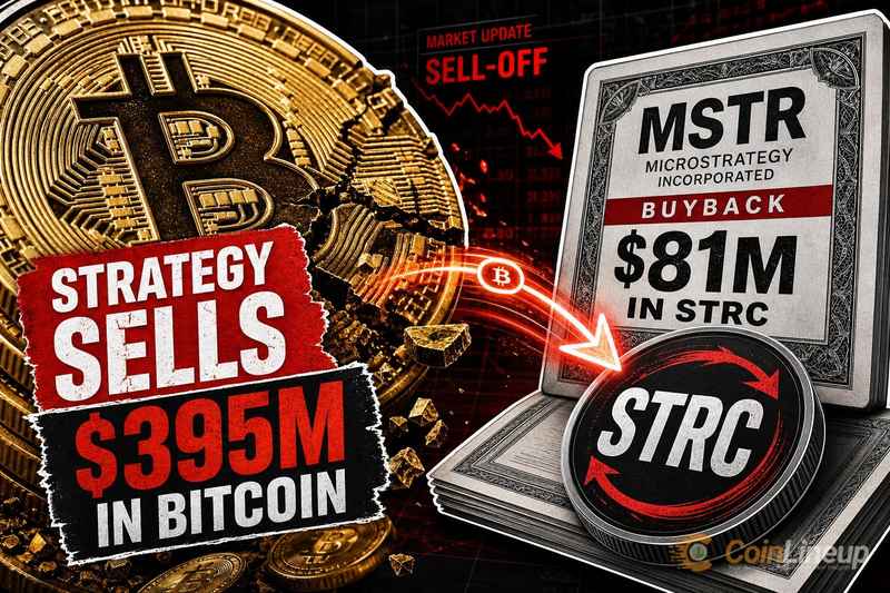 Strategy Sells $395M in Bitcoin and MSTR Stock, Repurchases $81M in STRC