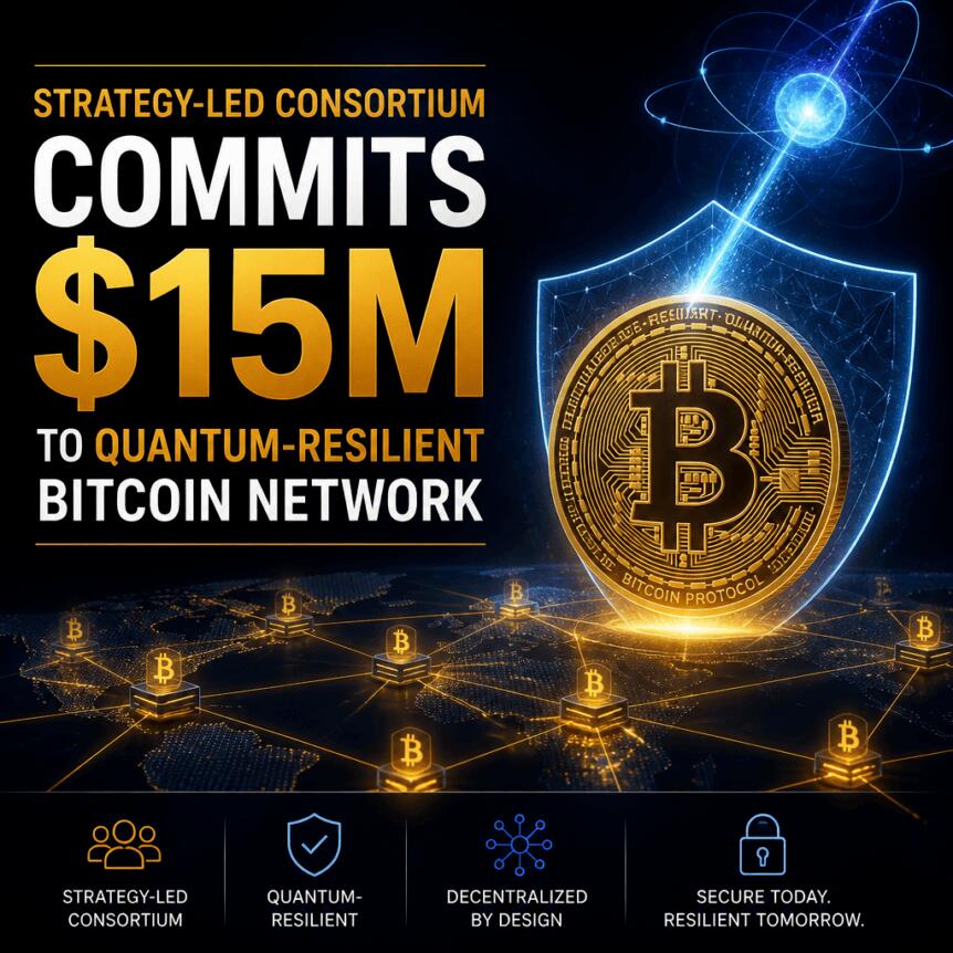 Консорциум Bitcoin Security под руководством Strategy выделит $15 млн на разработку квантовой устойчивости