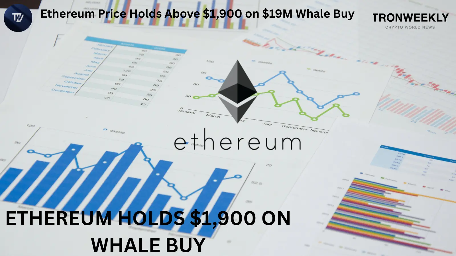 イーサリアムは1,900ドル上を維持、OTCクジラが最新のETH購入で1,900万ドルを追加