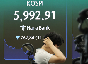 Kospi падает на 11%, ненадолго опускается ниже 6,000 на фоне обвала акций чипмейкеров