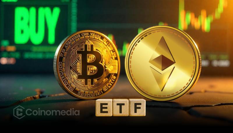 Спотовые ETF на Ethereum привлекли $26.32M, тогда как фонды Bitcoin зафиксировали отток $225.18M