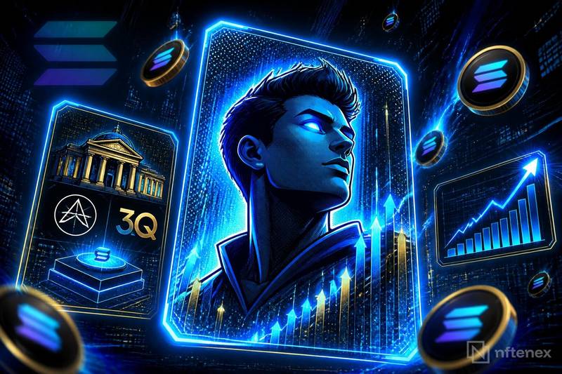 隨著 SOL 逼近 $83，ARK Invest 買入 3iQ Solana 質押 ETF 的 7,115 股