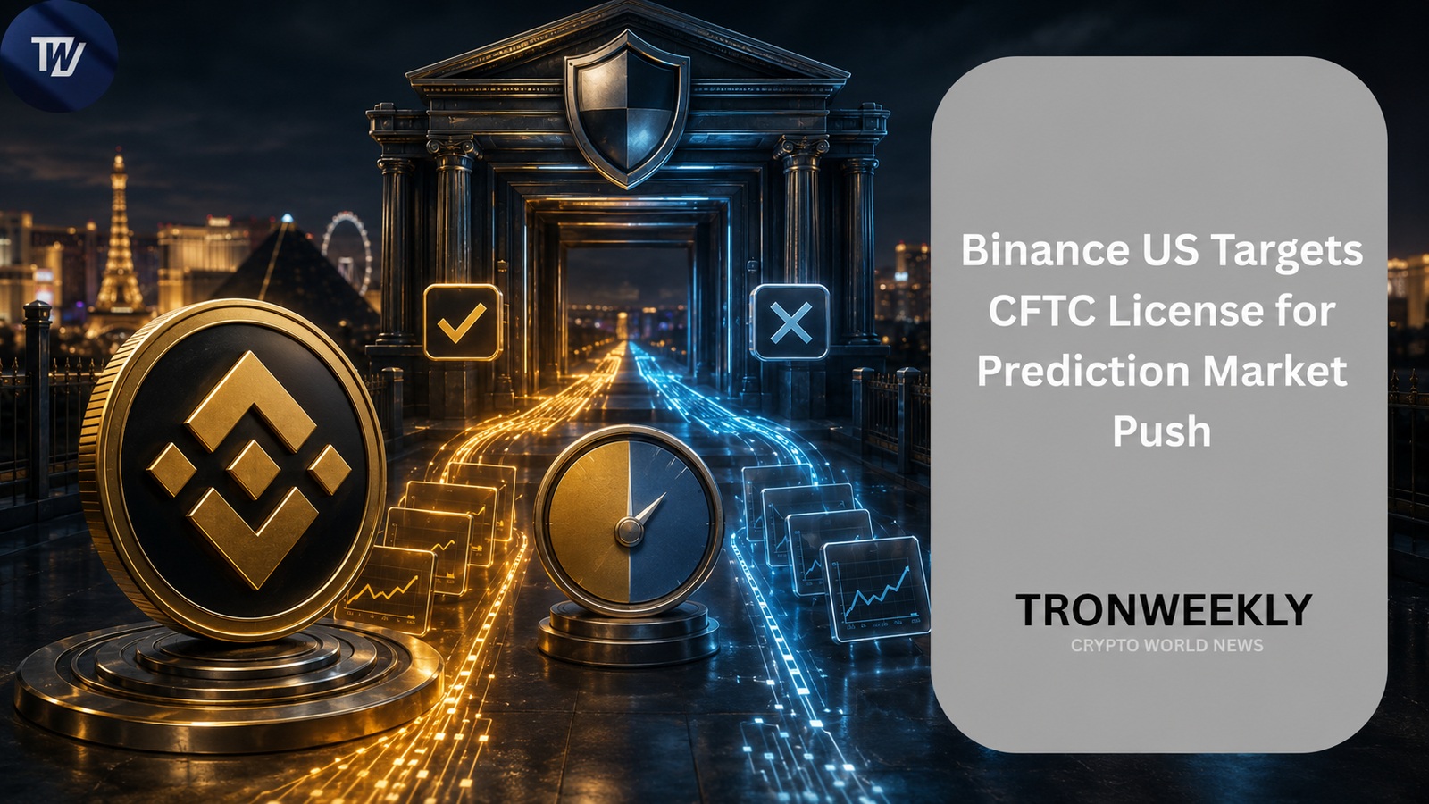 Binance.US to Seek CFTC Designated Contract Market License for Prediction Markets Push