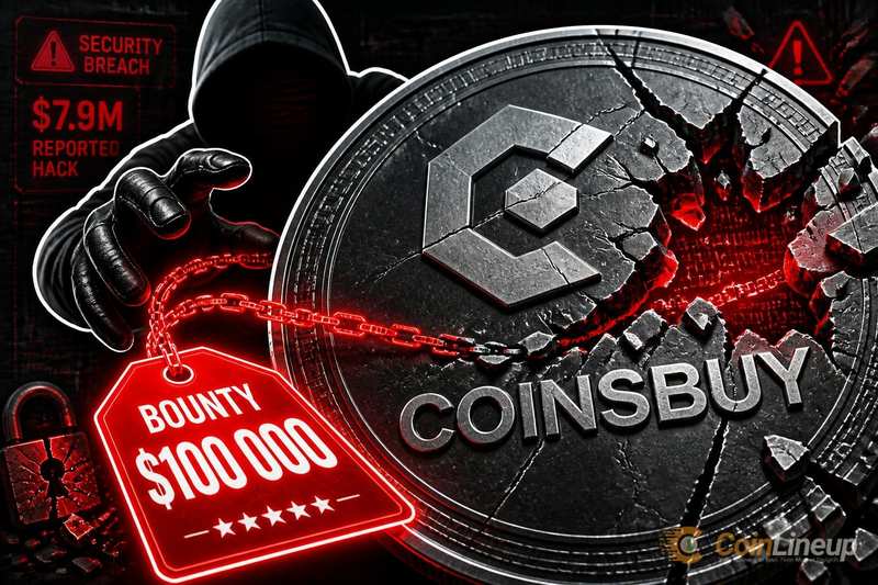 Coinsbuy Offre una Taglia di 100.000 Dollari Dopo una Presunta Violazione della Sicurezza da 7,9 Milioni di Dollari