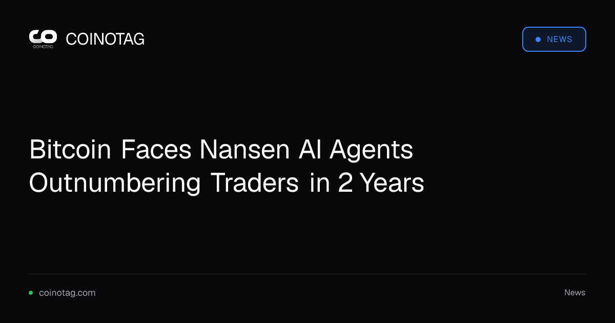 Il CEO di Nansen prevede che gli agenti di trading AI supereranno numericamente i trader umani entro due anni