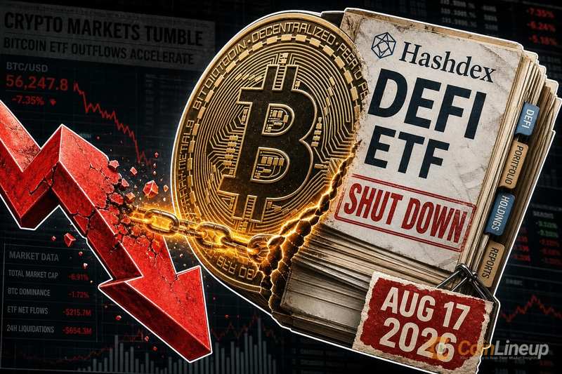 Hashdex to Shut Down $14.7M Bitcoin ETF (DEFI) After August 17, 2026