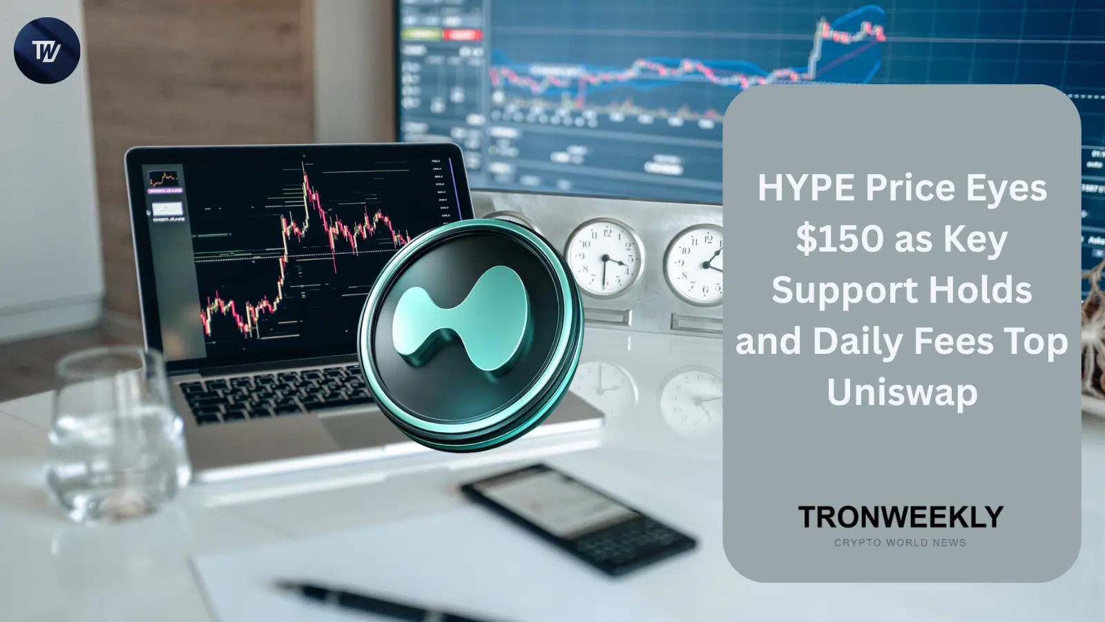 HYPE от Hyperliquid тестирует ключевую поддержку на уровне $53, а комиссионные протокола превосходят Uniswap V3