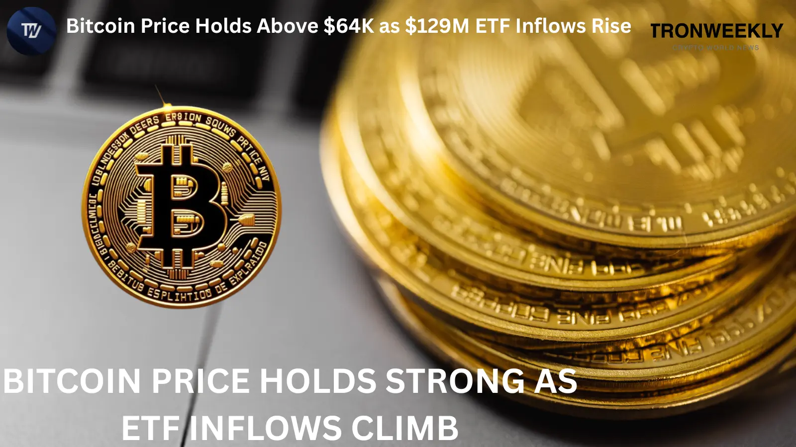 Цена Bitcoin сохраняет устойчивость на фоне роста притоков в ETF до $129 млн