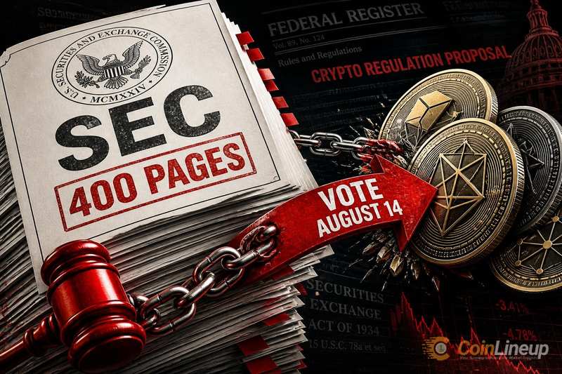 SEC to Vote August 14 on Sweeping Crypto Regulation Proposal