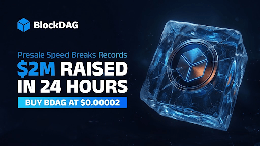 BlockDAG zegt dat presale de grens van 2 miljoen dollar passeert, terwijl SHIB en DOGE steun testen