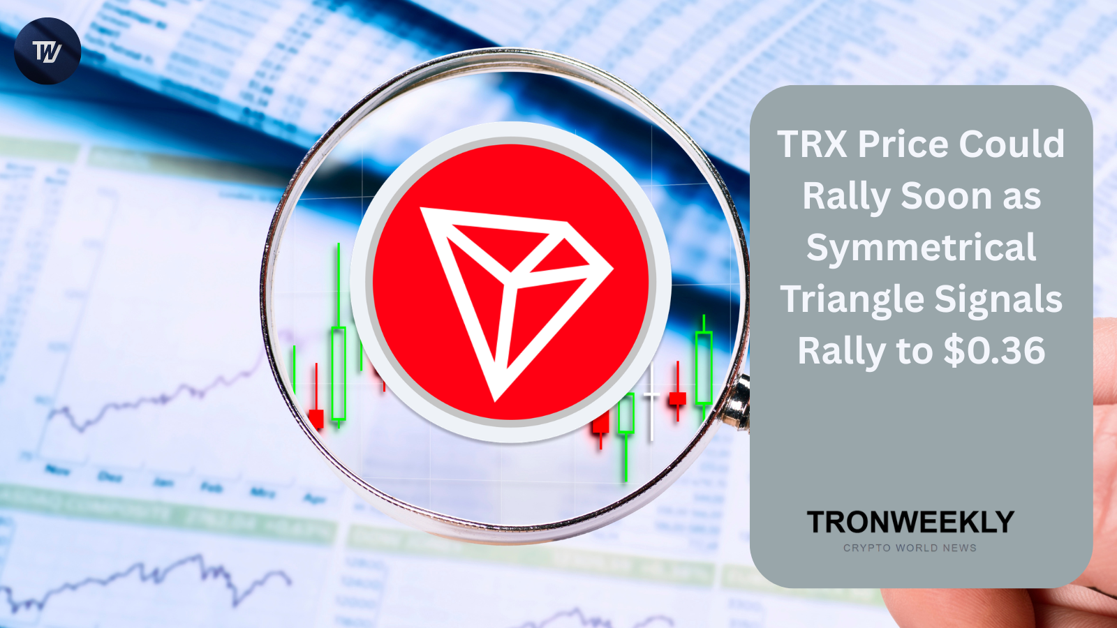 TRX Consolidates in Symmetrical Triangle as Tron Inc. Expands Treasury to 708.7 Million Tokens