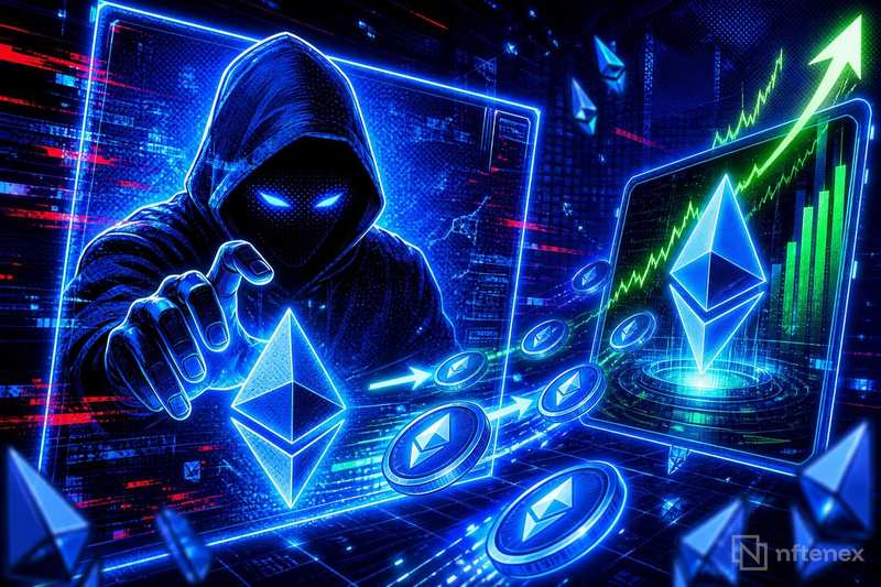 Кошелёк с меткой эксплойта купил ETH на 38,53 млн долларов на фоне роста Ethereum