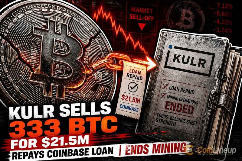 KULR verkoopt 333 BTC voor 21,5 miljoen dollar, lost Coinbase-lening af en beëindigt Bitcoin-mining